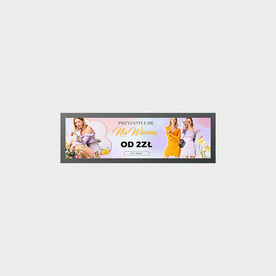 28.6 Inch Bar Type Display Çift taraflı Ekran Tamamlanmış Makine Çözümü