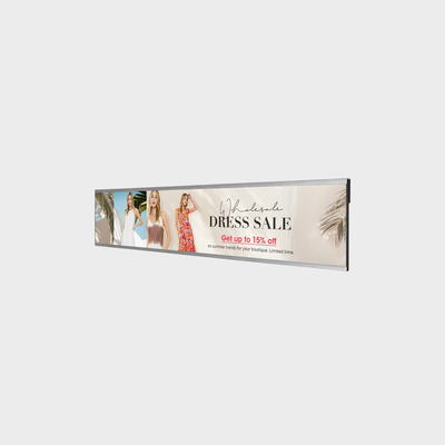 İnce Tasarımlı ADSDS Panel Teknolojisine Sahip 47,6 inç Bar Tipi Ekran LCD Reklamcılık
