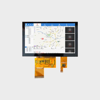 5.0 Inç Orta ve Küçük LCD Ekran 800×480 RGB 500 Nits Ekran Dokunmatik Panel