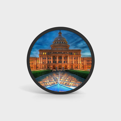 15.7 inç Yuvarlak LCD Ekranı 960×960 700 nit Android11 LCD Reklam Makinesi