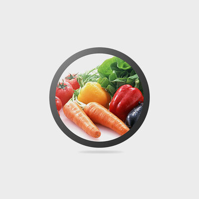 8,2 İnç Yuvarlak LCD Ekran 1080*1080 Çözünürlük Geniş Sıcaklık