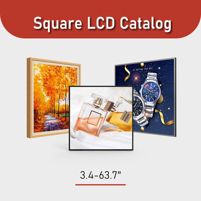 3,4-63,7" Panel Boyutunda ve 500-1000 Tipik Parlaklıkta Yüksek Parlaklıklı Kare LCD Ekran