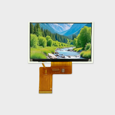 800*480 RGB Arayüzlü 4.3 İnç Küçük LCD Çözümü, 1000nit Parlaklık Desteği