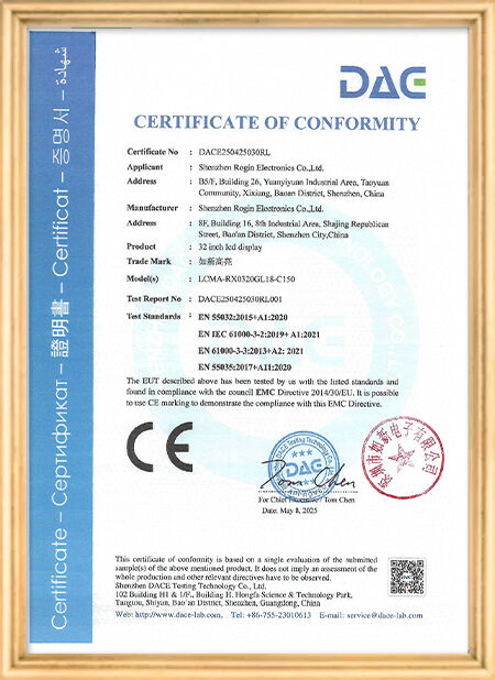 Çin Shenzhen Rogin Electronics Co., Ltd. Sertifikalar