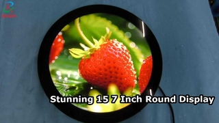 Android Sistemli 15,7 inç Yuvarlak LCD ekran 960*960 Çözünürlük.