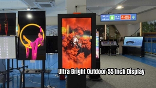 55 inç hepsi bir arada dijital tabela dış mekan reklam makinesi
