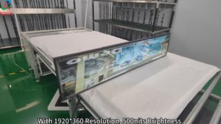 48,5 inç Çubuk Tipi LCD Ekran 1920*360 V-by-One 500nit